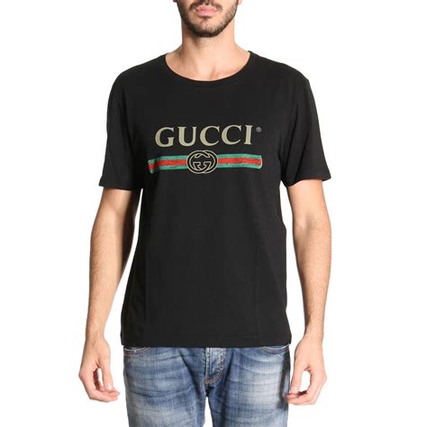 gucci black mens t shirt|all black gucci shirt.